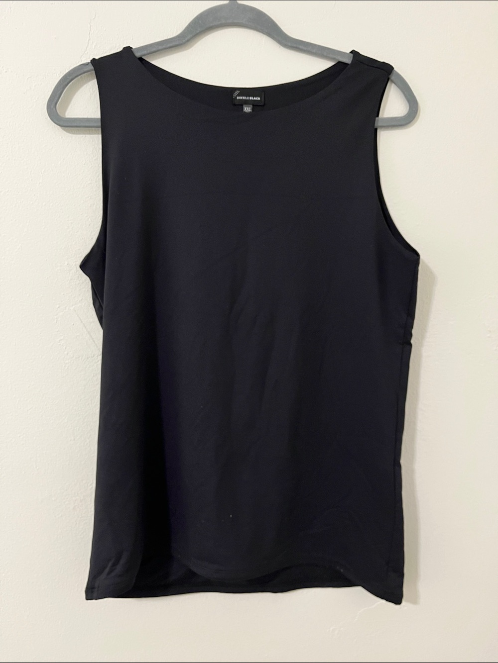 Buckle Women's Black High Neck Sleeveless Shapewear Tank Top XXL